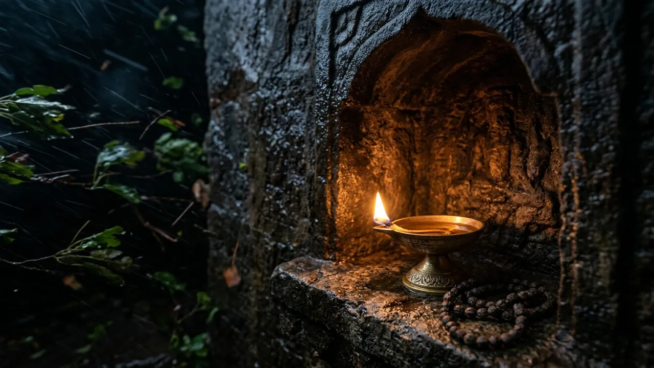 Diya firme en la tormenta — naam jap como refugio ante maya