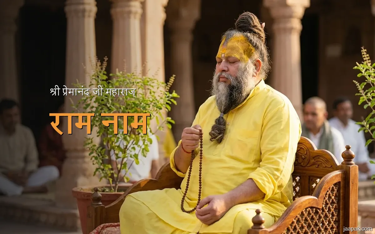 Shri Premanand Ji Maharaj teaching on divine name chanting and disciplined devotion | Jaapak